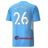 Virallinen Fanipaita Manchester City Riyad Mahrez 26 Kotipelipaita 2021-22 - Miesten